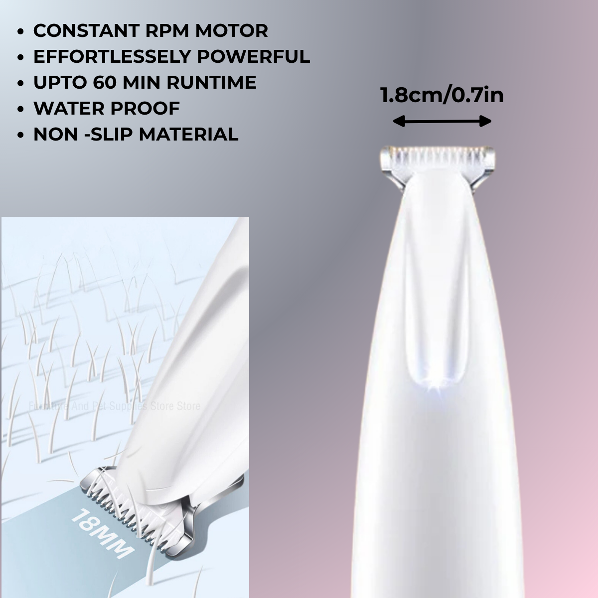 CalmEase Pro™ – Whisper-Quiet Trimmer for Stress-Free Grooming