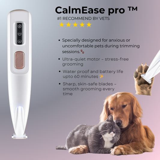CalmEase Pro™ – Whisper-Quiet Trimmer for Stress-Free Grooming